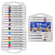 Набір акрилових скетч маркерів Aodemei 18шт 6131-18M KNZ