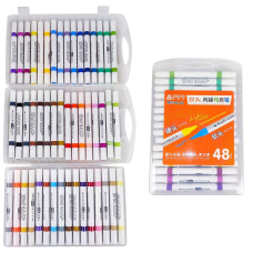Набір акрилових скетчмакерів двосторонніх Aodemei м“який+твердий 48шт 6140-48M KNZ