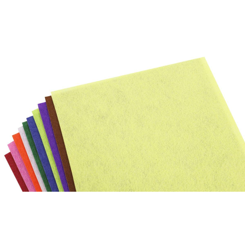 Фетр 20 х 30см 1,2мм 10 аркушів MIX Unison 170HQMIX-3 KNZ