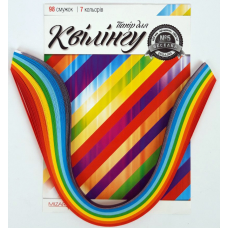 Набір для квілінгу на планшеті №5 “Серія Веселка“ 420 мм, 160гр/м2 для творчості НТ-005-МВ/Ц436010У KNZ