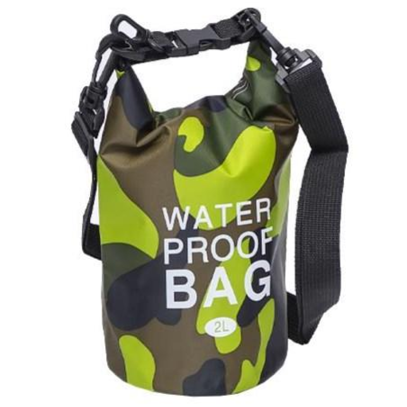 Водонепроникна сумка - гермомішок “Камуфляж“ 2л F-2L 27х19см Мікс кольорівKNZ KNZ