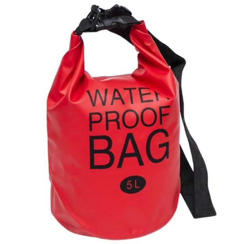 Водонепроникна сумка - гермомішок 5л 37х30см C-5L Мікс кольорів KNZ