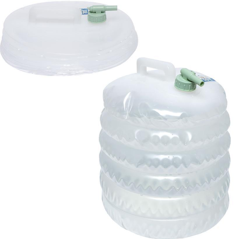 Каністра складана для води з краном 10л KNZ Каністра складана для води з краном 10л KNZ