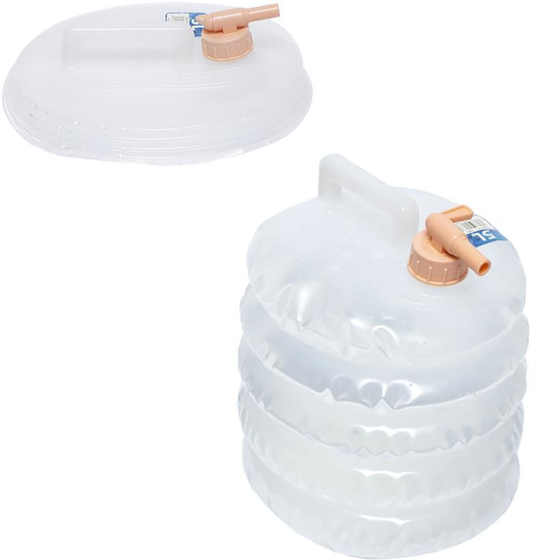 Каністра складана для води з краном 5л KNZ Каністра складана для води з краном 5л KNZ