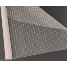 Плівка матова для квітів “ГОРОХ дрібний“ ніжно-рожевий PMP1783 KNZ