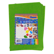 Фетр 20 х 30см 1,2мм 10 листів зелений 170HQ-042 KNZ