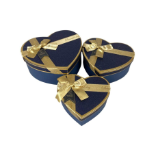 Набір коробок 3 шт серце 22 х 18 х 9,5 см 10237-blue KNZ