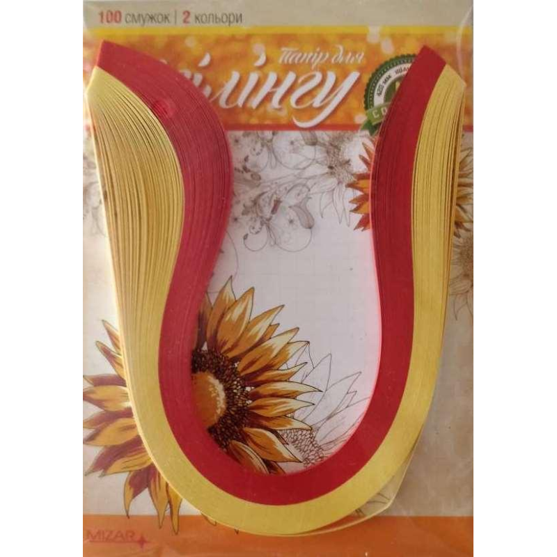 Набір для квілінгу на планшеті №13 “Серія Соняшник“ 420мм, 160гр/м2 для творчості Ц436018У KNZ