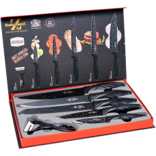 Набір металевих ножів у коробці, 6 предметів 36*22*3см SG-9200 KNZ