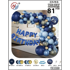 Фотозона, Набір повітряних кульок 81шт для створення фотозони - арки YW-03088 KNZ