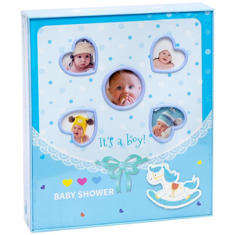 Фотоальбом дитячий на 80 фотографій 10*15см блакитний 6876 KNZ Фотоальбом дитячий на 80 фотографій 10*15см блакитний 6876 KNZ