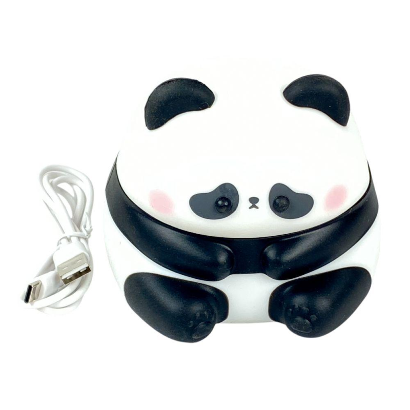 Лампа-нічник дитяча сенсорна силіконова “Панда“ змінює 5 кольорів, 10 х 10 см, USB (312 — L) KNZ