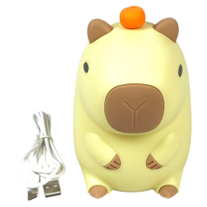 Лампа-нічник дитяча сенсорна силіконова “Капібара“ змінює 5 кольорів, 13 х 9 см, USB (303- L) KNZ