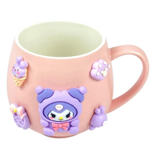 Чашка керамічна 370 мл “Kuromi об“ємний“ (7501-9) KNZ