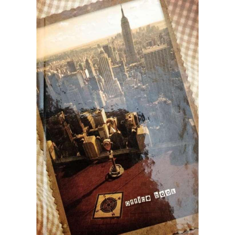 Блокнот для нотаток А6, тверда обкладинка, 96 листів офсет, клітка, “Серія Assorti“ (шт ), Ц355003У KNZ