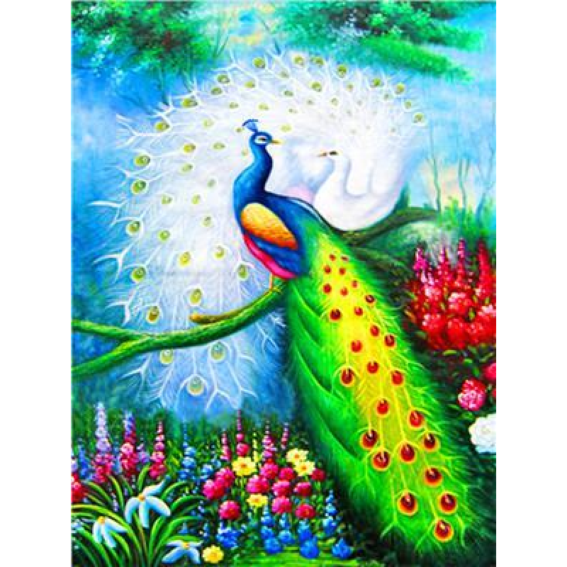 Картина за номерами “Павинди“ 40*50 см, фарби-акрил, кисть — 3 шт Різнобарвний Unison (RA3750) KNZ