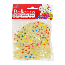 Набір прозорих повітряних латексних куль 30 см “Горох“ — 10 шт (1211-5) KNZ