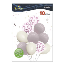 Набір з 10 латексних кульок “Пудрова ніжність“ макарун, Pelican (837427) KNZ