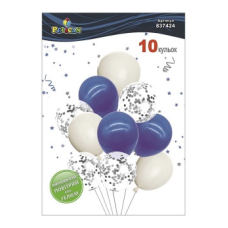 Набір з 10 латексних кульок “Блаките сяйво“ макарун, Pelican (837424) KNZ