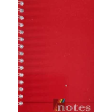 Блокнот А6, бічна, пружина, 50 аркушів, офсет, клітка, крейдована обкладинка, м“яка “Серія Офіс“ Ц355021У KNZ