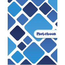 Блокнот для нотаток А7, боковая пружина, 48 листів офсет, клітинка “Серія Note book“, обкладинка м“яка Ц355024У KNZ