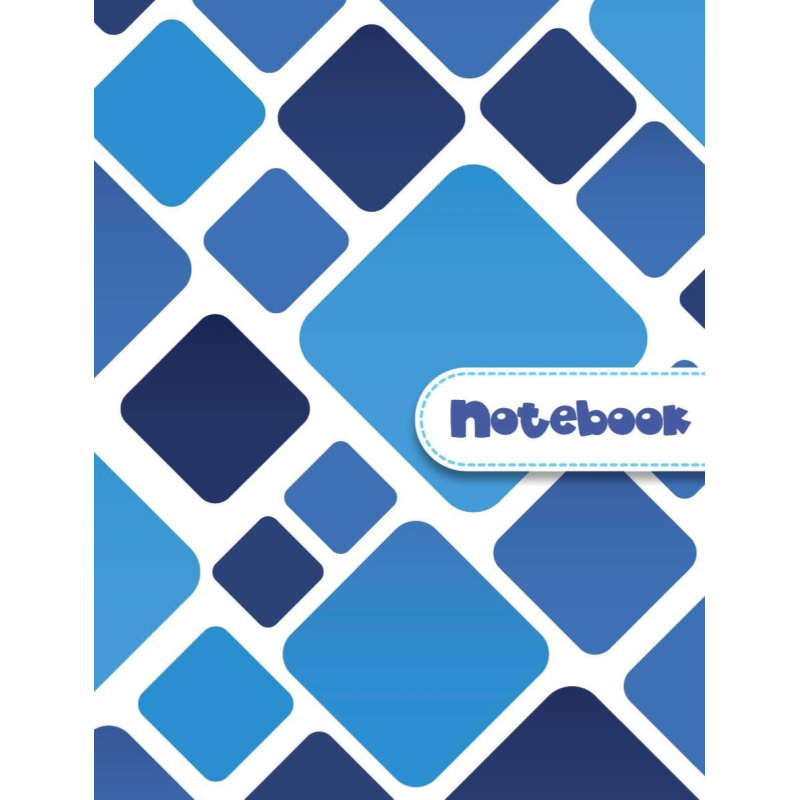 Блокнот для нотаток А7, боковая пружина, 48 листів офсет, клітинка “Серія Note book“, обкладинка м“яка Ц355024У KNZ