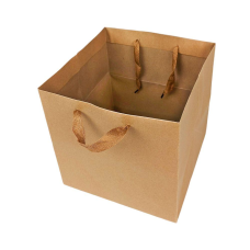 Пакет подарунковий 260 г, 28 x 30 x 30 см, крафт, 12 шт/пач (KR-2102 L) KNZ