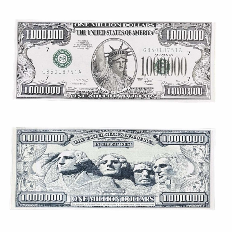 Пачка грошей (сувенір) Долар “1 000 000“ KNZ Пачка грошей (сувенір) Долар “1 000 000“ KNZ