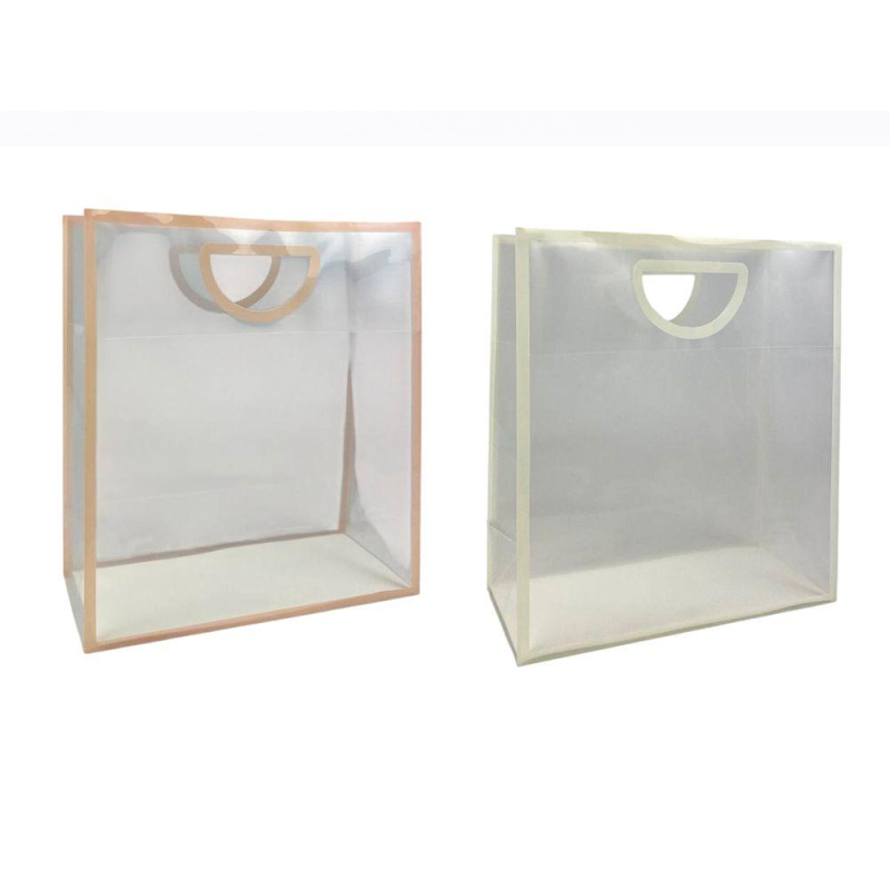 Пакети прозорі пластикові 2 кольори, 28 х 25 х 11,5 см (PPWKSz649) KNZ