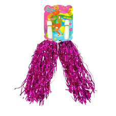 Помпони для чорнидингу та танців малинові 2 шт, з ручкою (0815-100 raspberry) KNZ