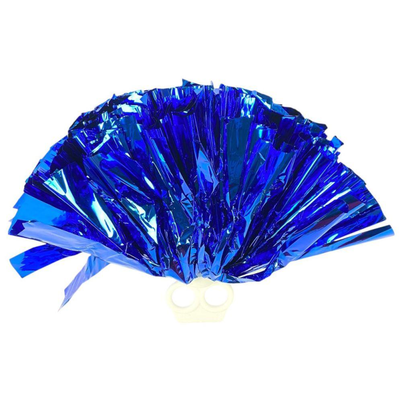 Помпони для танців і чирлідингу на кільцях, сині (0815-200 dark blue) KNZ