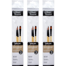 Набір пензлів художніх 3шт для акрилових фарб AS330-4 KNZ