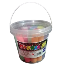 Крейда кольорова для асфальту 20 кольорів у відрі “RAMAX“ В-20 KNZ