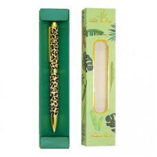 Ручка подарункова кулькова металева “Прінт леопард“ “Wilhelm Buro“ WB167 KNZ