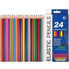 Олівці кольорові 24 кольори CR755-24 Luminoso elastico “C“ KNZ