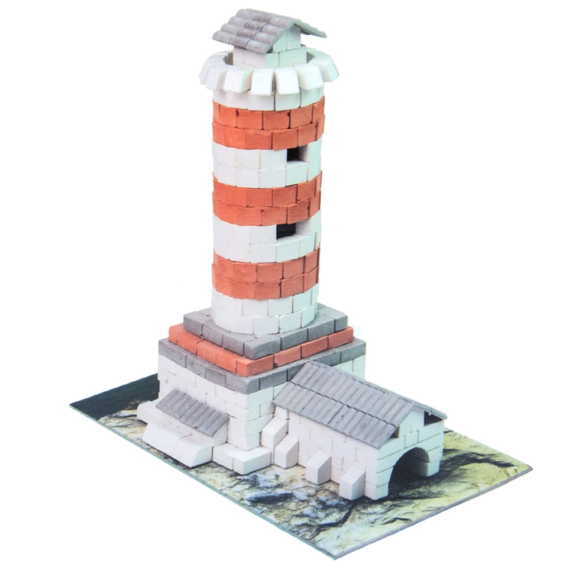 Конструктор з міні-цеглинок BLOCKY 475ел Береговий маяк Strateg 31009 Будівельний набір для творчості KNZ