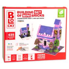 Конструктор з міні-цеглинок BLOCKY Будинок Феї Strateg 31020 Будівельний набір для творчості KNZ