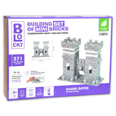 Конструктор з міні-цеглинок BLOCKY Вартова брама Strateg 31007 Будівельний набір для творчості KNZ