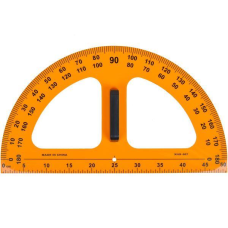 Транспортир для шкільної дошки 50 см 180° із ручкою KNZ
