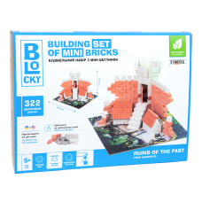 Конструктор з міні-цеглинок BLOCKY Руїни минулого Strateg 31016 Будівельний набір для творчості KNZ