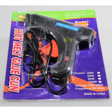 Пістолет для термо клею 1,1 см 60W з кнопкою, з індикатором включення, з поставкою YL-03W KNZ