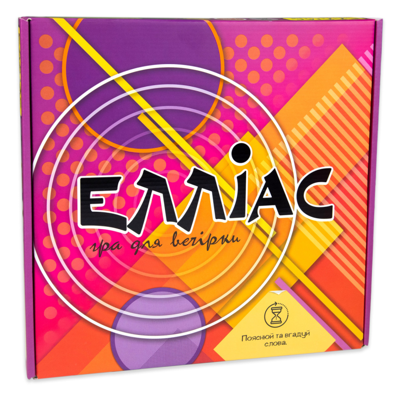 Настільна гра Strateg Елліас розважальна українською мовою 30777 KNZ
