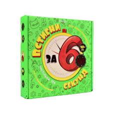 Настільна гра Strateg Встигни за 6 секунд 10+ українською мовою 30782 KNZ