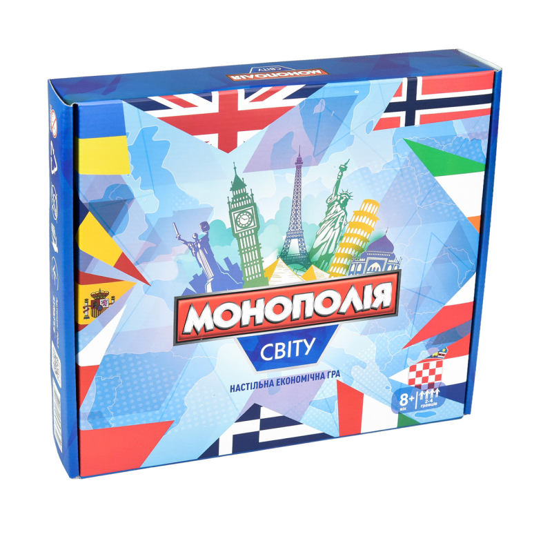 Настільна гра Strateg Економіка світова монополія українською мовою 7007 KNZ