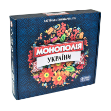 Настільна гра Strateg Монополія України економічна українською мовою 7008 KNZ