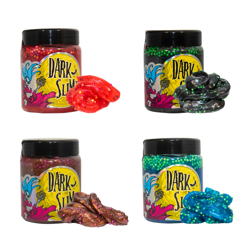 Слайм 71831 укр “Dark slime - з кульками“ - 0,250 кг, в асортименті, в блоці 12 шт, в кор-ці 24 шт KNZ