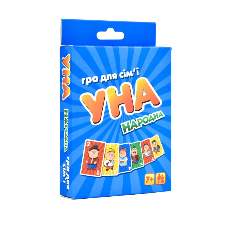 Настільна гра Strateg УНА Народна карткова українською мовою 7014 KNZ