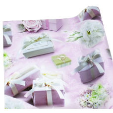 Папір упаковний крейдований 80 г 10 аркушів — 100 х 70 см Різнобарвний Unison (PVM10-140) KNZ