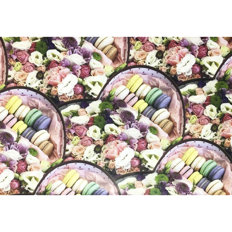 Папір упаковний крейдований 80 г 10 аркушів — 100 х 70 см Бежевий Unison (PVM10-52) KNZ