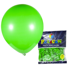 Кульки Pelican 12“ (30 см), пастель зелений, 50 шт/пач, 822832 Зелений Pelican (822832/1250-832) KNZ